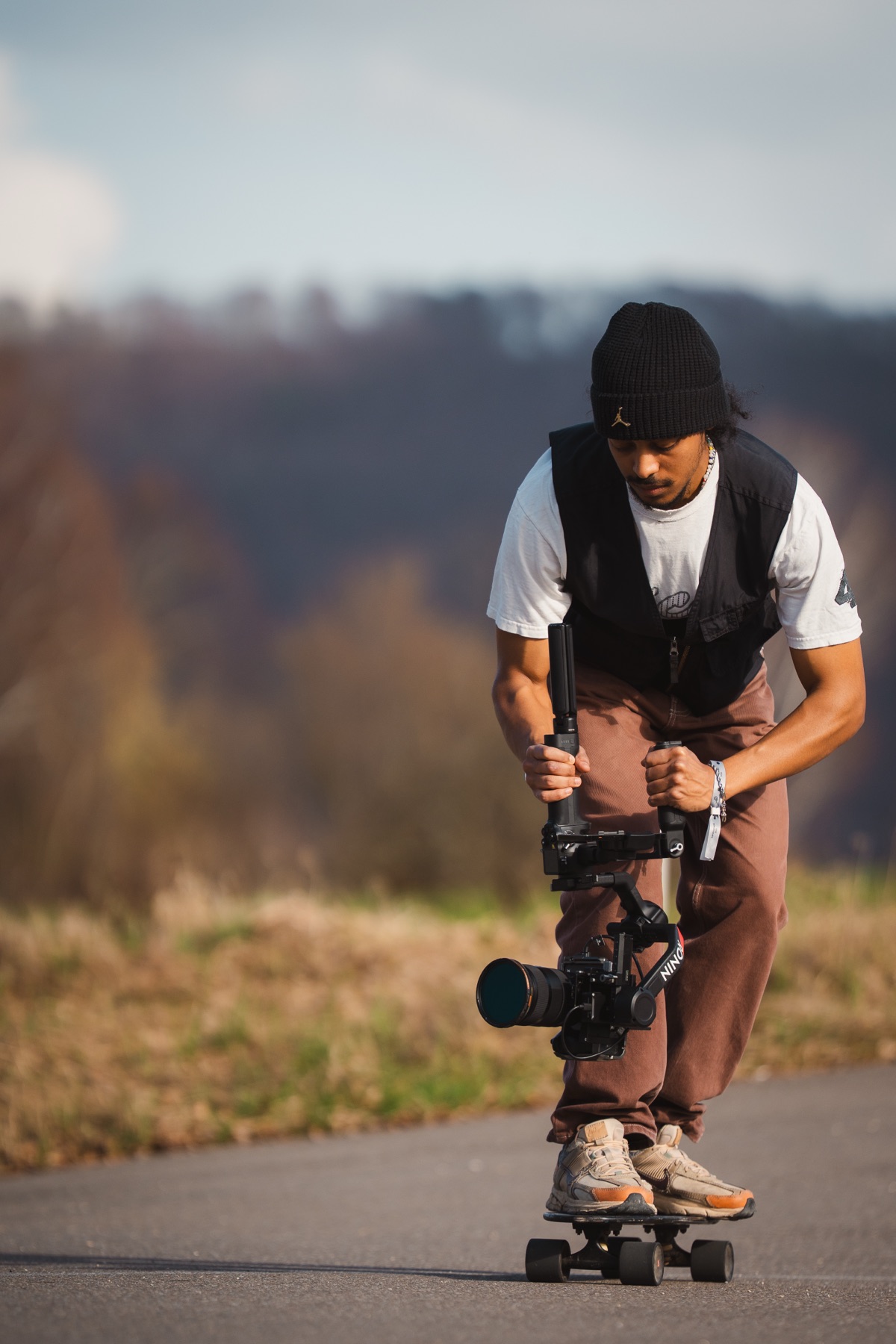 Joel Tesfai on location