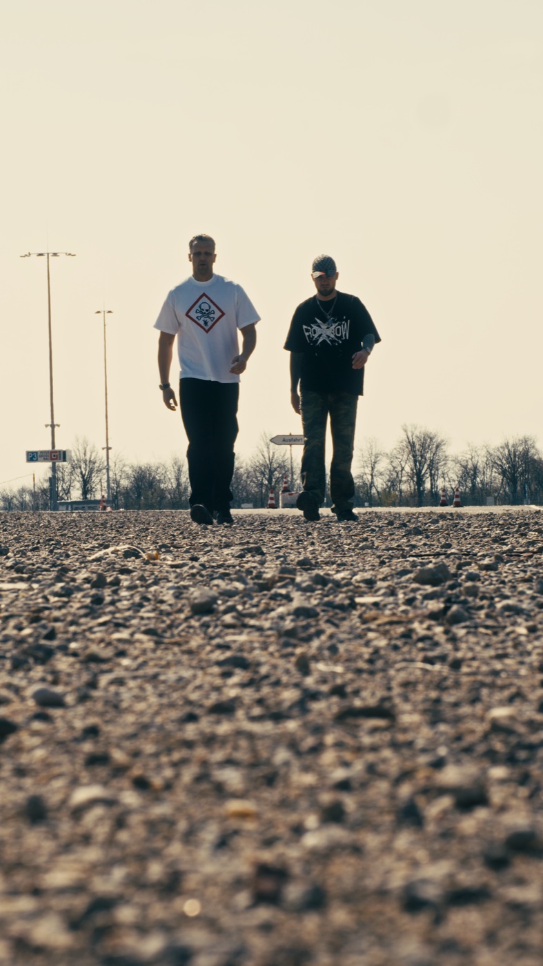 Front Row Festival site, empty gravel lot before construction