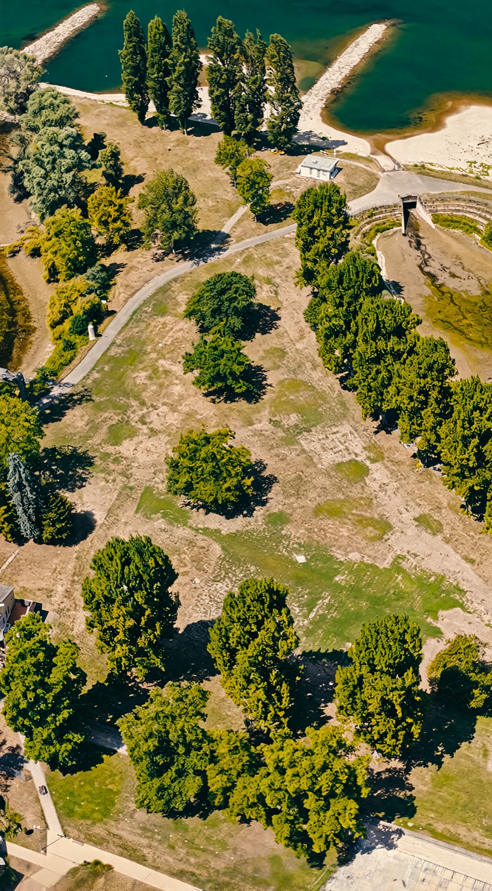 Rheingrün location, before