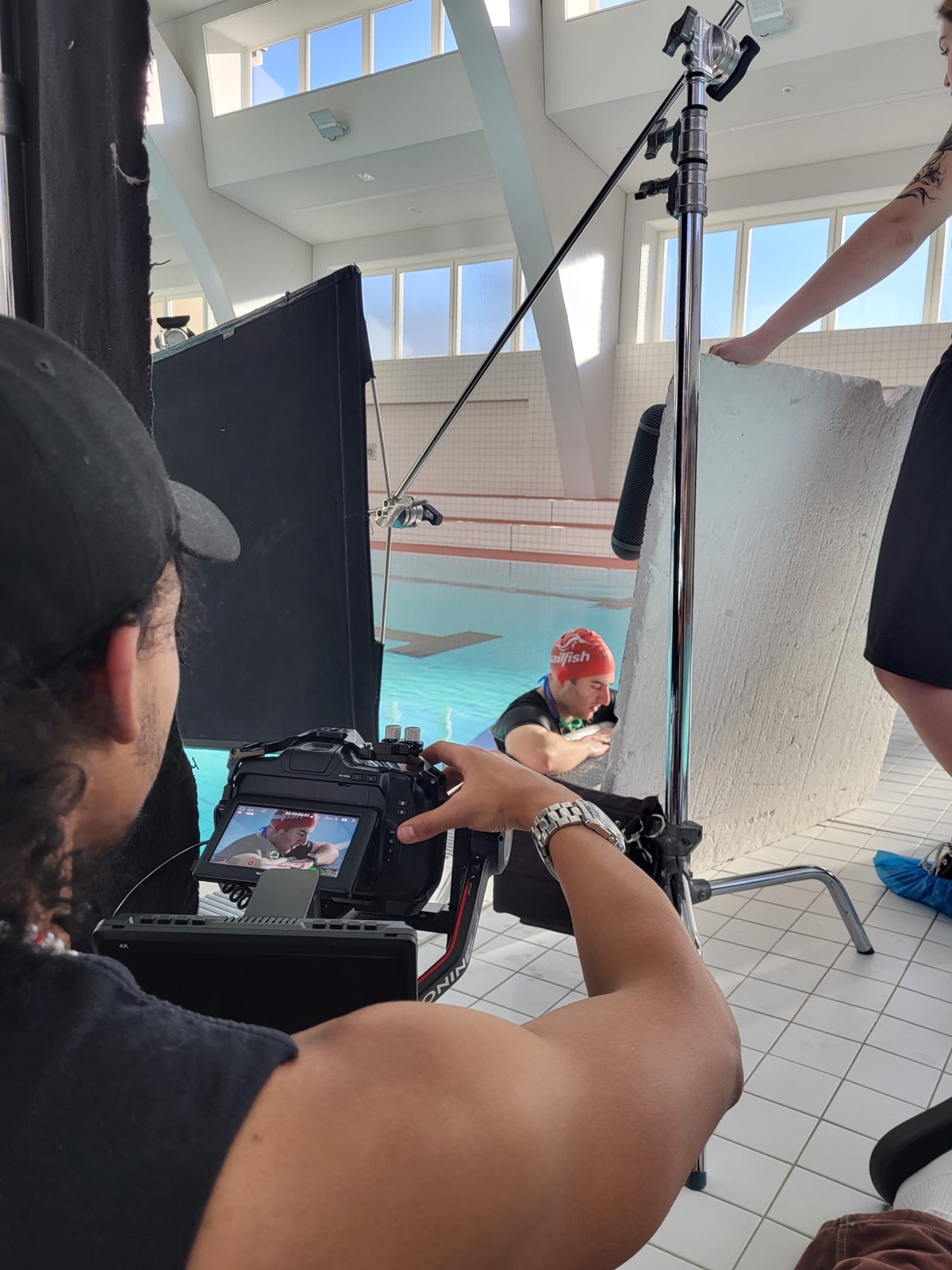 Hydraid shoot, behind the scenes