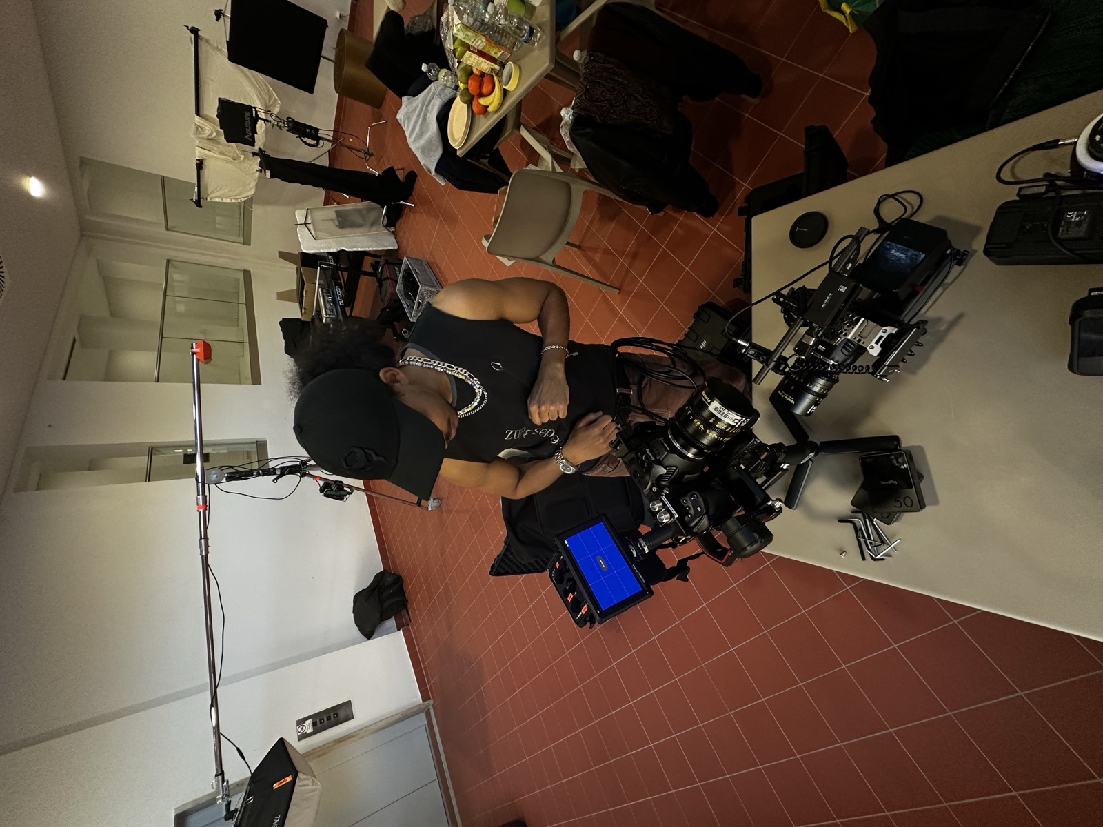 Hydraid shoot, behind the scenes
