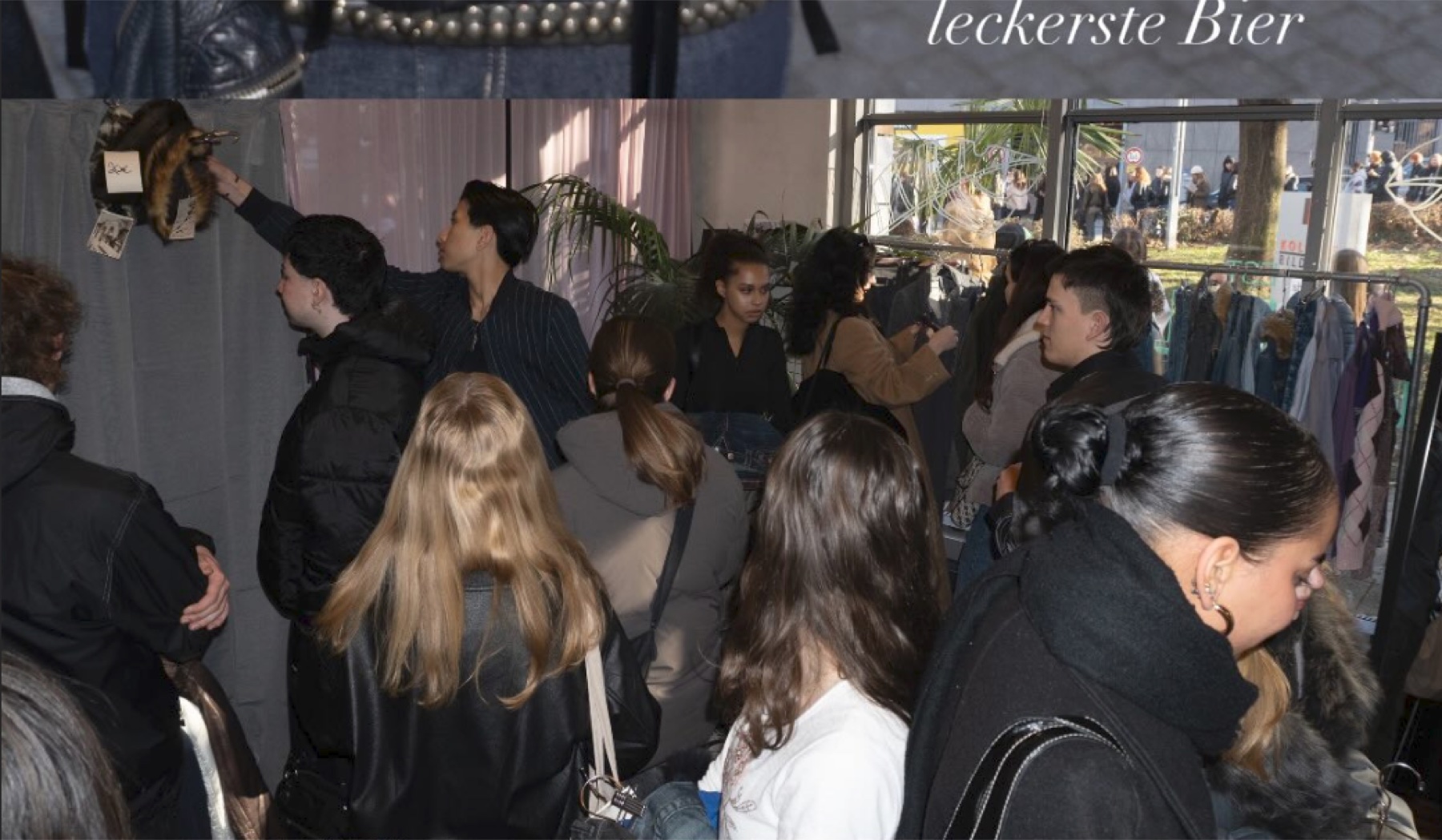 Romantica Selection pop-up, behind the scenes